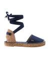 Viscata Candell Canvas Espadrille Flats In Black