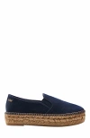 Viscata Castell Canvas Espadrille Platforms In Blue