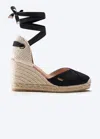 Viscata Culip Canvas Espadrille Wedges In Multi