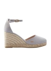 Viscata Estartit Canvas Espadrille Wedges In Ash