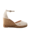 Viscata Estartit Canvas Espadrille Wedges In Sailor Stripes