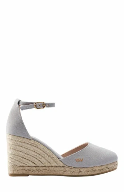 Viscata Estartit Limited Edition Canvas Espadrille Wedges In Gray