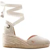 Viscata Gava Canvas Espadrille Wedges In Beige