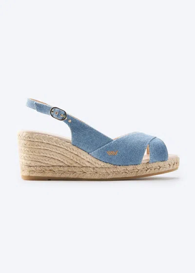 Viscata Llansa Archive Espadrille Sandal Wedges In Animal Print