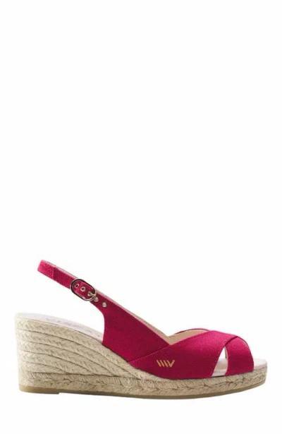 Viscata Llansa Canvas Espadrille Sandal Wedges