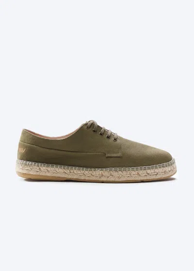 Viscata Men's Pol Canvas Men's Espadrilles In Green
