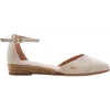 Viscata Montroig Canvas Espadrille Flats In Beige
