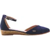 Viscata Montroig Canvas Espadrille Flats In Navy