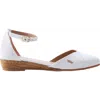 Viscata Montroig Canvas Espadrille Flats In White