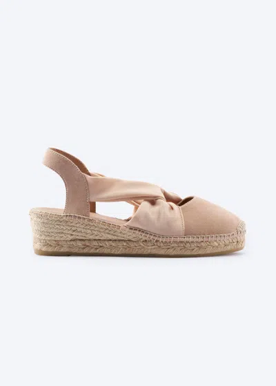 Viscata Morisca Suede Espadrille Wedges In Brown