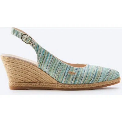 Viscata Palomera Archive Canvas Espadrille Wedges In Multi