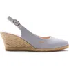 Viscata Palomera Canvas Espadrille Wedges In Ash