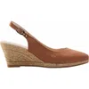Viscata Palomera Canvas Espadrille Wedges In Brown