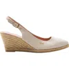 Viscata Palomera Canvas Espadrille Wedges In Brown