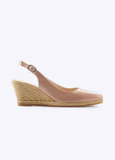 Viscata Palomera Premium Fabrics Espadrille Wedges In Brown