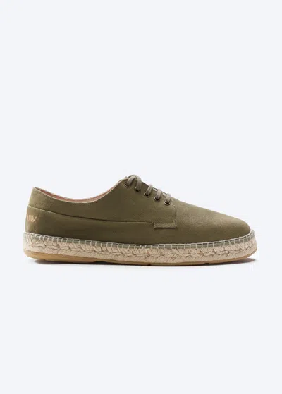 Viscata Pol Limited Edition Canvas Men's Espadrilles In Green