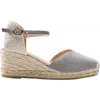 Viscata Reus Canvas Espadrille Wedges In Ash