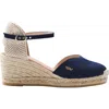 Viscata Reus Canvas Espadrille Wedges In Navy