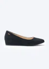 Viscata Roma Suede Flats In Grey