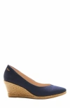 Viscata Roses Canvas V Cut Espadrille Wedges