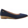 Viscata Rubina Canvas Espadrille Flats In Blue