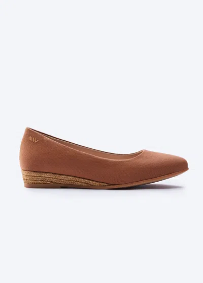 Viscata Rubina Canvas Espadrille Flats In Brown