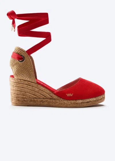 Viscata Sagaro Archive Canvas Espadrille Wedges In Multi
