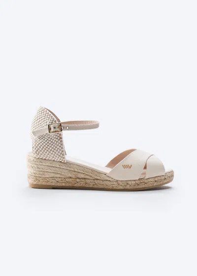 Viscata Salina Canvas Espadrille Sandal Wedges
