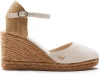 Viscata Satuna Canvas Wedges Limited Edition In Beige