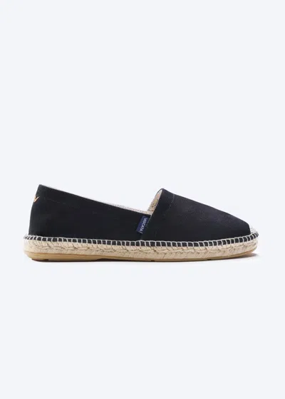 Viscata Sitges Canvas Men's Espadrilles In Black