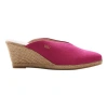 Viscata Truja Limited Edition Canvas Espadrille Mule Wedges