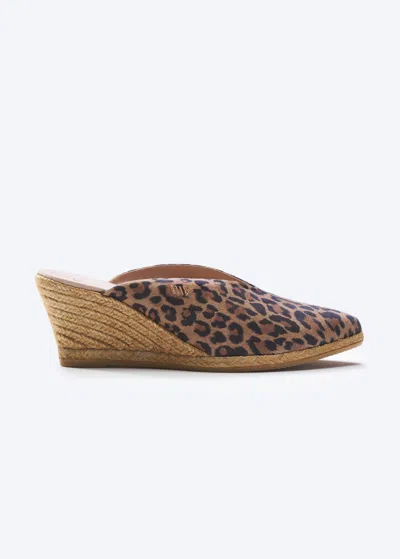 Viscata Truja Limited Edition Suede Espadrille Mule Wedges In Brown