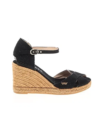 Pre-owned Viscata Wedges In Black