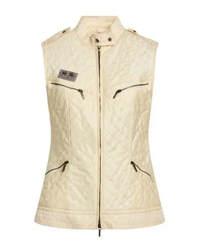 Visconf Woman Vest Pastel Yellow Size 10 Silk