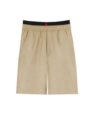 Vision Of Super Bermuda Beige Con Fiamme Ricamate