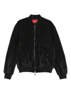 Vision Of Super Zip-up Bomber Jacket In Black