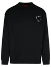 Vision Of Super Black Cotton Sweatshirt In Black