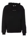 Vision Of Super Black Flames Hoodie In Negro