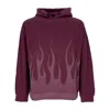 Vision Of Super Corrosive Flames Hoodie Grape Wine Men's Hoodie In Grape Wine