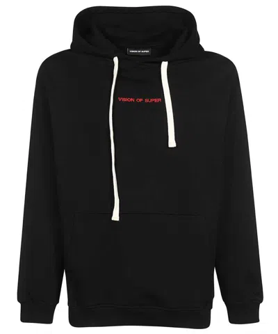 Vision Of Super Cotton Hoodie In Black