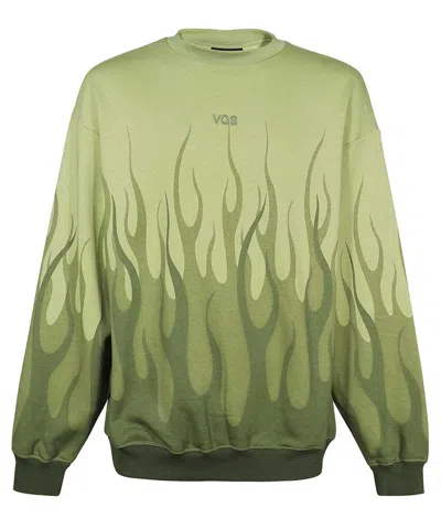 Vision Of Super Cotton Sweatshirt In Green