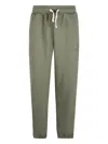Vision Of Super Pants With Embridered Flaming Heart Logo In Green