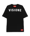 Vision Of Super Mermaid Vision Black T-shirt In Black