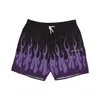 Vision Of Super Purple Double Flame Costume In Black/purple