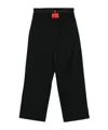 Vision Of Super Embroidered-flames Trousers In Black