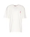 Vision Of Super Flame-embroidered T-shirt In White