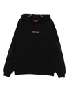 Vision Of Super Maglie Nero Sweatshirt With Flame Graphics In Black