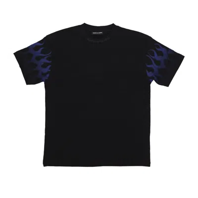 Vision Of Super Flames Tee Men's T-shirt Black/blue