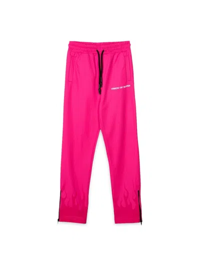 Vision Of Super Kids' Fuchsia Pants Tracksuit