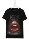 Vision Of Super Graphic Logo-print T-shirt In Black